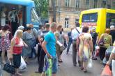 Трамвай врезался в маршрутку в центре Одессы, есть пострадавшие. ФОТО