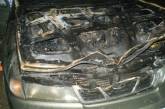 В Николаеве загорелся автомобиль Daewoo