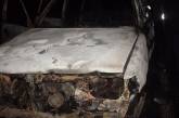 В Николаевской области на трассе загорелся автомобиль Mitsubishi