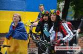 В Николаеве состоялся велопробег в поддержку целостности Украины и единства народа