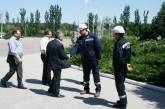 Министр экологии Украины проверил, не пылит ли шламохранилище на НГЗ