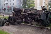 В Донецке в ходе АТО уничтожено два "КамАЗа" с боевиками. ФОТО
