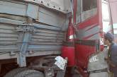 На Николаевщине столкнулись два грузовика: водителя с трудом извлекли из искореженного автомобиля