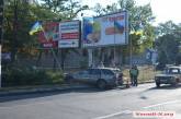 В Николаеве, в районе Варваровского моста, столкнулись три автомобиля ВИДЕО