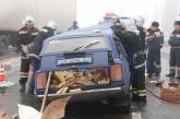 Бойцы МЧС с трудом извлекли погибшего водителя «Жигули» после лобового столкновения с грузовиком