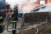 В Карпатах сгорела деревянная гостиница сына Януковича