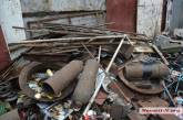 Возле Николаевского бронетанкового завода активисты «накрыли» незаконный пункт приема металлолома