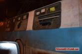 Милиция ищет хулиганов, разбивших окна в троллейбусе во время стычек "майдана" и "антимайдана" в Николаеве
