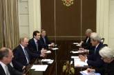 Встреча Путина с Керри в Сочи продолжалась четыре часа