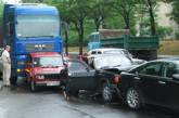 Авария перед Варваровским мостом: пострадали 4 автомобиля