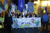 Жители Неаполя вышли на марш в память об украинце, который погиб, защищая людей от грабителей