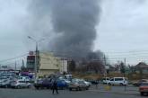 В Харькове горит крупнейший рынок «Барабашово» (ФОТО)