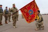 Николаевским морским пехотинцам, которые выполняют задачи в зоне АТО, вручено Боевое знамя