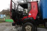В Николаевской области загорелся грузовик: водитель госпитализирован с ожогами