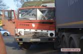 В центре Николаева на Пушкинском кольце столкнулись два грузовика