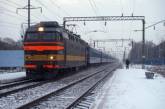 На Одесской железной дороге из-за снегопадов задерживаются 10 поездов