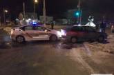 В Николаеве пьяный водитель пытался скрыться и врезался в полицейский автомобиль
