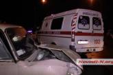 На въезде в Николаев столкнулись три автомобиля