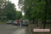 В Николаеве возле Пединститута столкнулись «Вольво» и «Дэу»