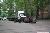 В центре Николаева столкнулись МАЗ и «Москвич»