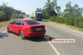 На трассе возле Коблево столкнулись «Мазда» и «Ауди»: пострадало трое детей
