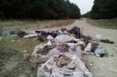  В Николаеве активисты «вернули» мешки с мусором нерадивым жителям, которые выбросили их в Матвеевском лесу