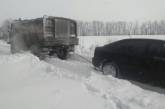 Непогода: в Николаевской области усложнен проезд к 9 населенным пунктам
