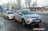 В центре Николаева столкнулись Toyota и Hyundai
