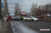 В Николаеве на проспекте из-за следственного эксперимента образовался затор