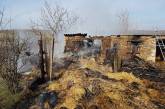 На Николаевщине сжигание мусора привело к пожару амбара с соломой