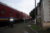 В Николаеве для тушения возгорания на железной дороге привлекали пожарный поезд