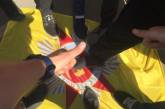 В Одессе полиция задержала двух человек за флаг с изображением ордена Победы 