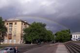 В небе над Николаевом появилась двойная радуга. ФОТО