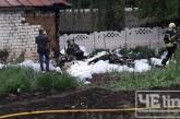 На Черниговщине самолет упал в частный двор - пилот погиб