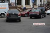 В центре Николаева столкнулись Chevrolet Lacetti и Hyundai Grandeur