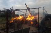 На Николаевщине спасатели ликвидировали пожар хозяйственного здания