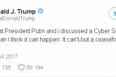 Трамп опроверг слова Путина о сотрудничестве