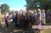 В Николаеве произошла драка между верующими и активистами, пытавшимися помешать строительству храма
