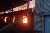 В Николаеве масштабный пожар: горят производственные цеха 