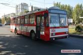 В Николаеве временно перестанут курсировать троллейбусы двух маршрутов 