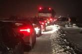 Снежный армагеддон в Испании - заблокированы тысячи машин 