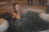 На Крещение в 40-градусный мороз Собчак окунулась в прорубь. ВИДЕО