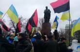 Саакашвили снова вывел людей в центр Киева на марш за импичмент Порошенко