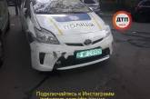 В Киеве патрульный заснул за рулем и влетел в пять авто