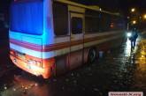 В центре Николаева провалился автобус