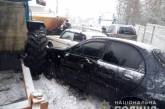 В Харьковской области трактор протаранил семь машин и полицейский автомобиль