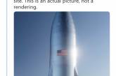 Илон Маск показал новую сверхтяжелую ракету Starship на стартовой площадке. Фото и видео