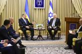 Петр Порошенко во время визита в Израиль провел переговоры с Президентом Государства и Спикером Кнессета