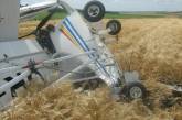 В Одесской области упал самолет: пилот погиб. ФОТО