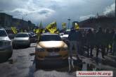 В Николаеве «евробляхеры» провели автопробег за льготную растаможку авто
